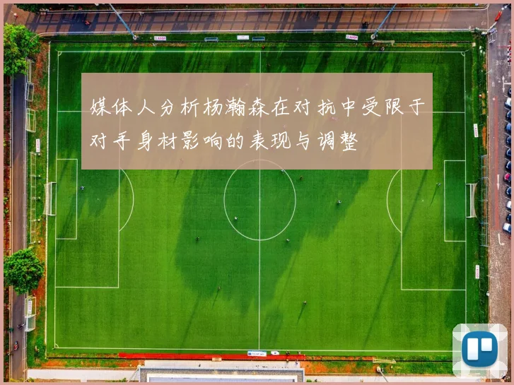 媒体人分析杨瀚森在对抗中受限于对手身材影响的表现与调整