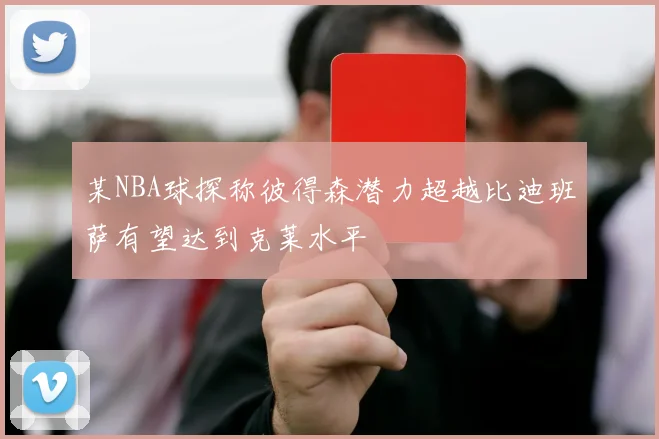 某NBA球探称彼得森潜力超越比迪班萨有望达到克莱水平